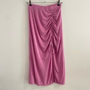 Sportsgirl Ruched Drawstring Split Thigh Skirt